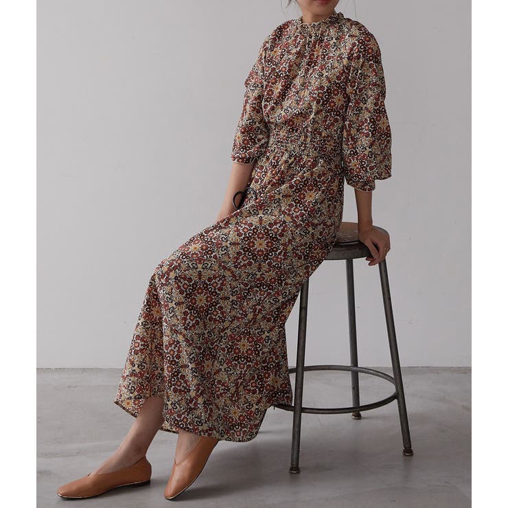 前後2way ハイネックプリントワンピース 品番 Visw Vis ビス のレディースファッション通販 Shoplist ショップリスト