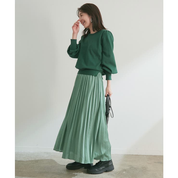 美短 1枚でコーディネート完成 プリーツスカートドッキングワンピース 品番 Visw Vis ビス のレディースファッション通販 Shoplist ショップリスト