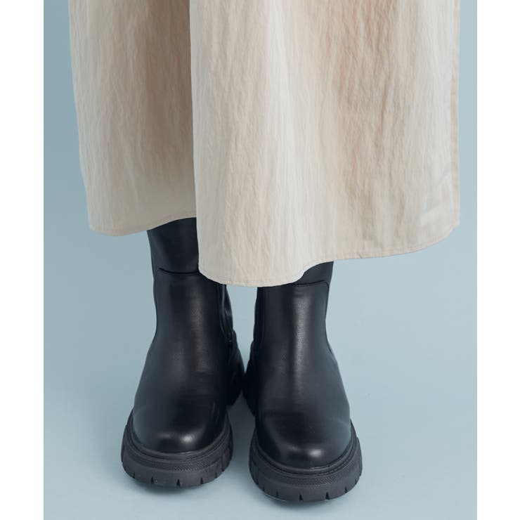 【星玲奈さんコラボ】スリーブコンシャスアシンメトリー切り替えニットワンピース | VIS  | 詳細画像21 