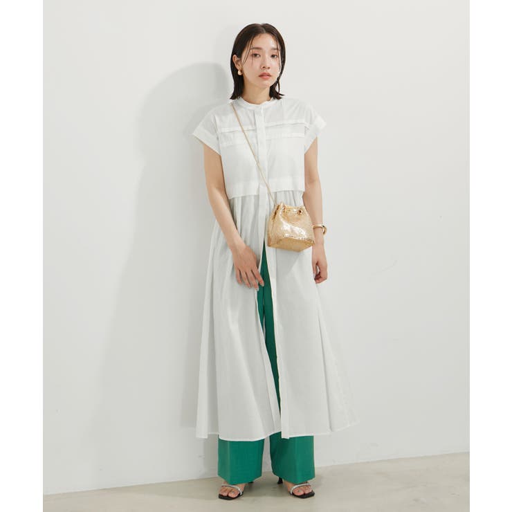 美品＊ビアズリー 刺繍ロングワンピース 0 ピンク 綿 洗える フレンチスリーブ ビアズリー 美品 岡山県製花刺繍ロングワンピース - メルカリ