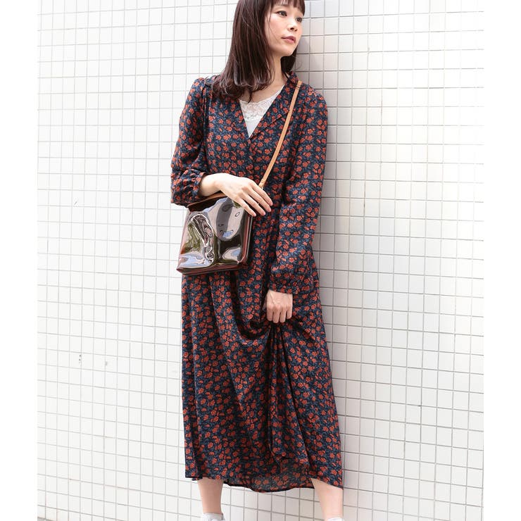 ヴィンテージフラワーワンピース[品番：VISW0001745]｜VIS （ビス ）の  