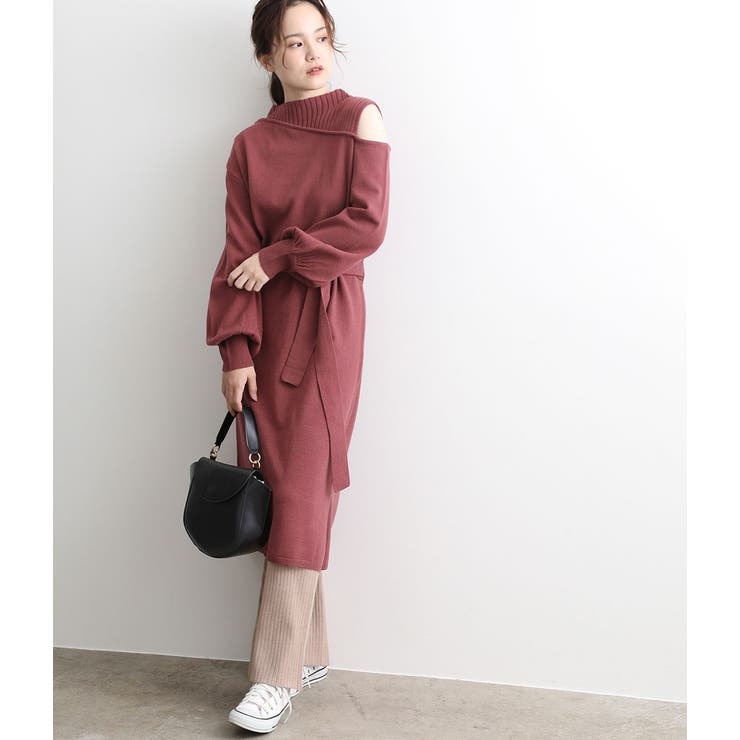 数量限定 最終 肩あきニットワンピ 公式ストア Aeroportail Ca