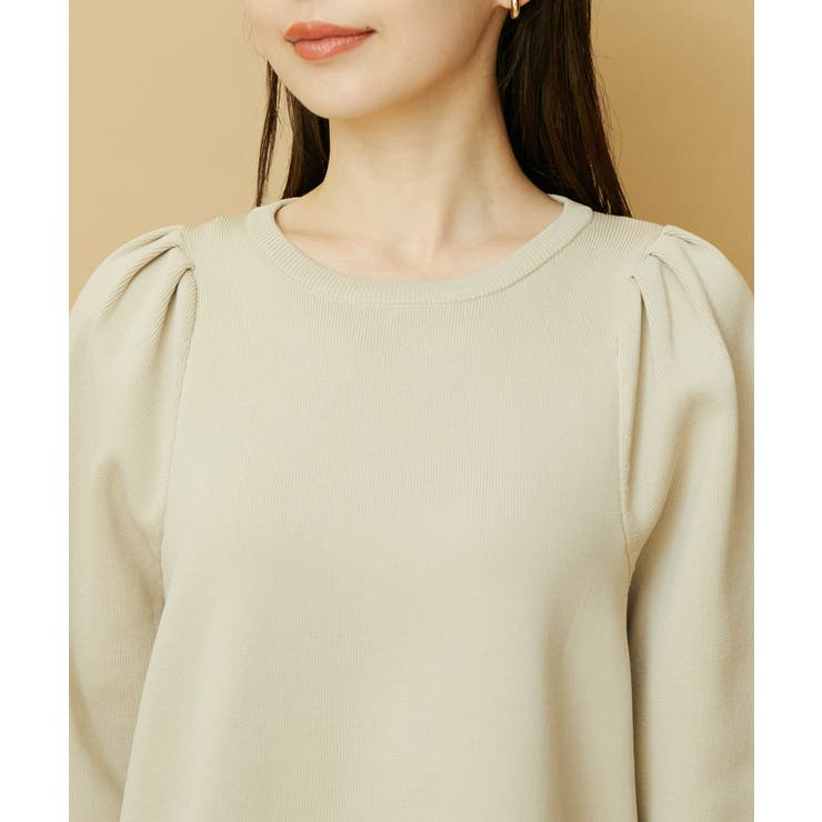 パフスリーブ切り替えミニフレアワンピース | VIS  | 詳細画像12 