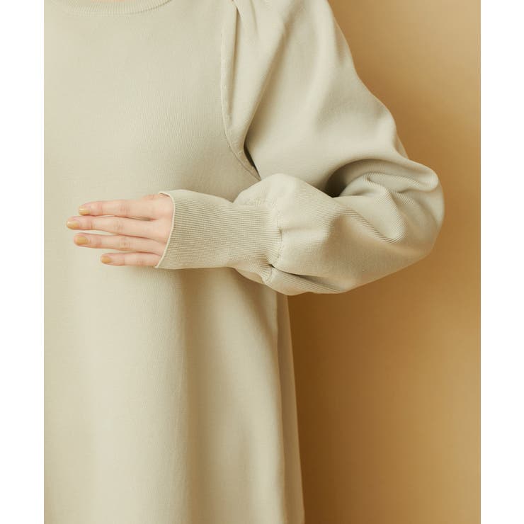 パフスリーブ切り替えミニフレアワンピース | VIS  | 詳細画像24 