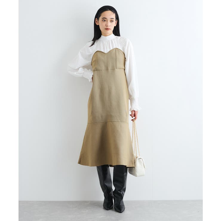 【VIS DRESS】バックリボンドッキングマーメイドワンピース | VIS  | 詳細画像2 