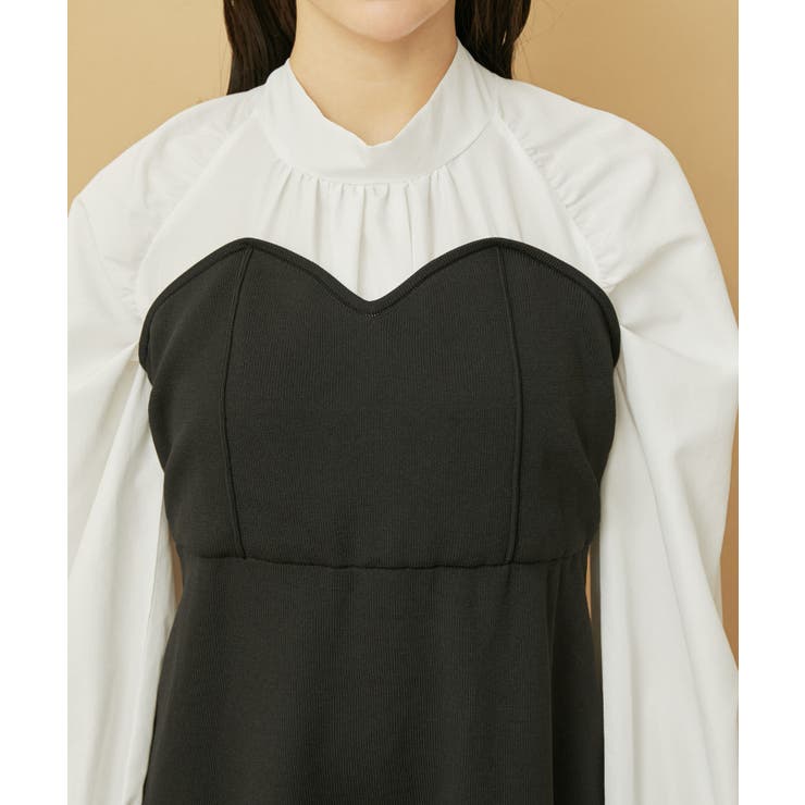 【VIS DRESS】バックリボンドッキングマーメイドワンピース | VIS  | 詳細画像28 