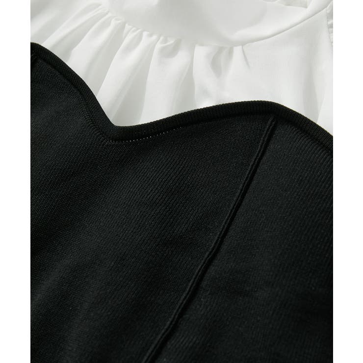 【VIS DRESS】バックリボンドッキングマーメイドワンピース | VIS  | 詳細画像35 