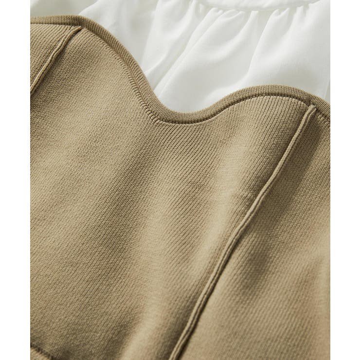 【VIS DRESS】バックリボンドッキングマーメイドワンピース | VIS  | 詳細画像36 