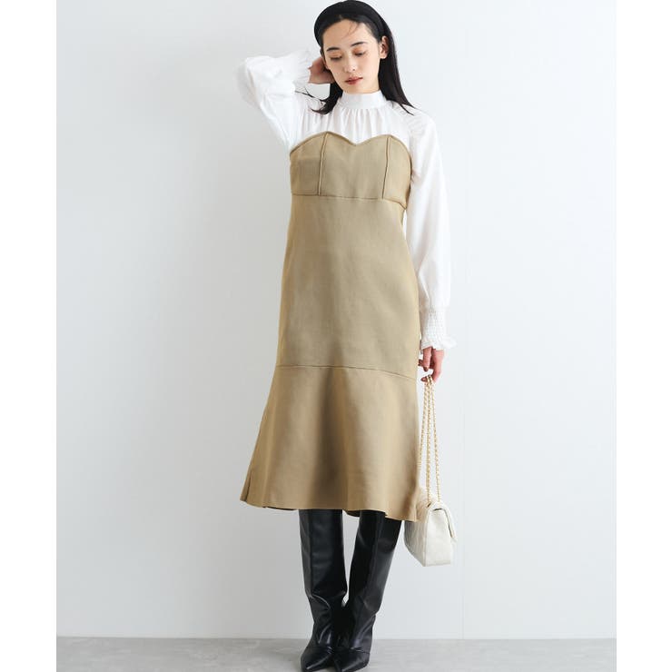 キナリ系(17) | 【VIS DRESS】バックリボンドッキングマーメイドワンピース | VIS 