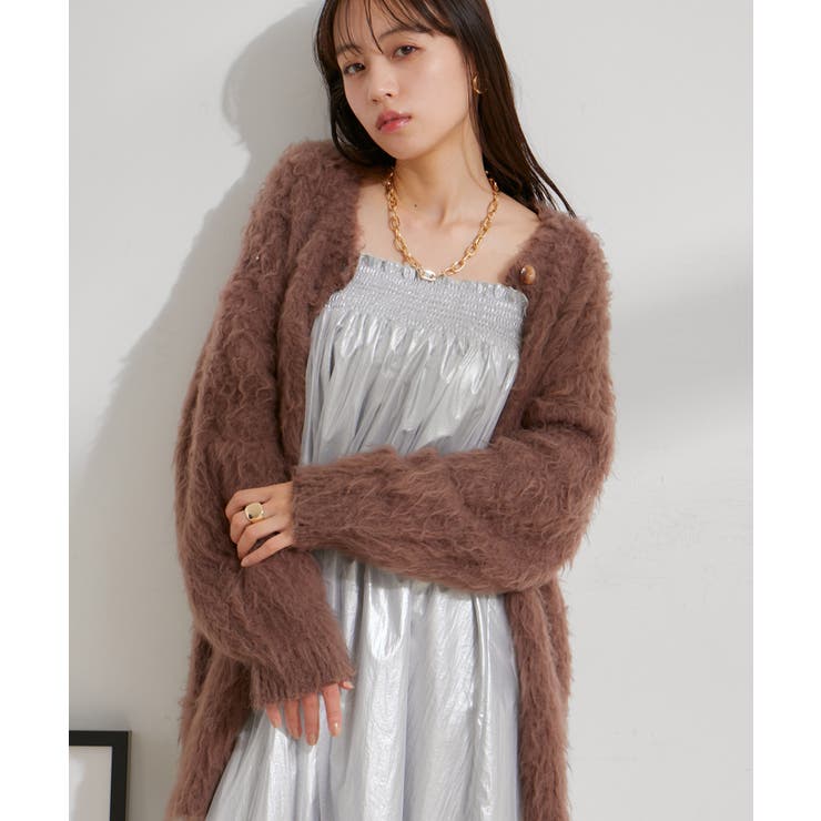 【2WAY】メタリック重ねチュールワンピース【洗える】 | VIS  | 詳細画像17 