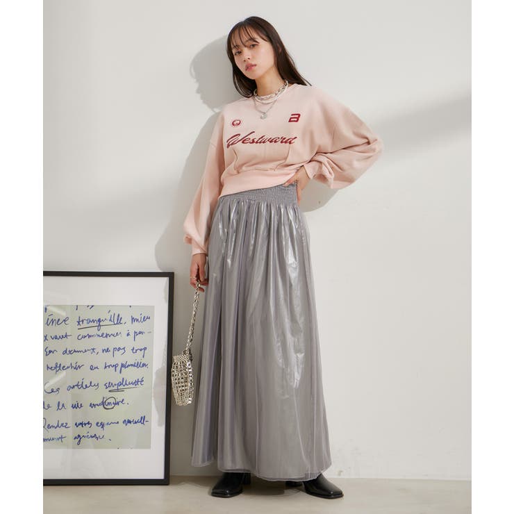 【2WAY】メタリック重ねチュールワンピース【洗える】 | VIS  | 詳細画像3 