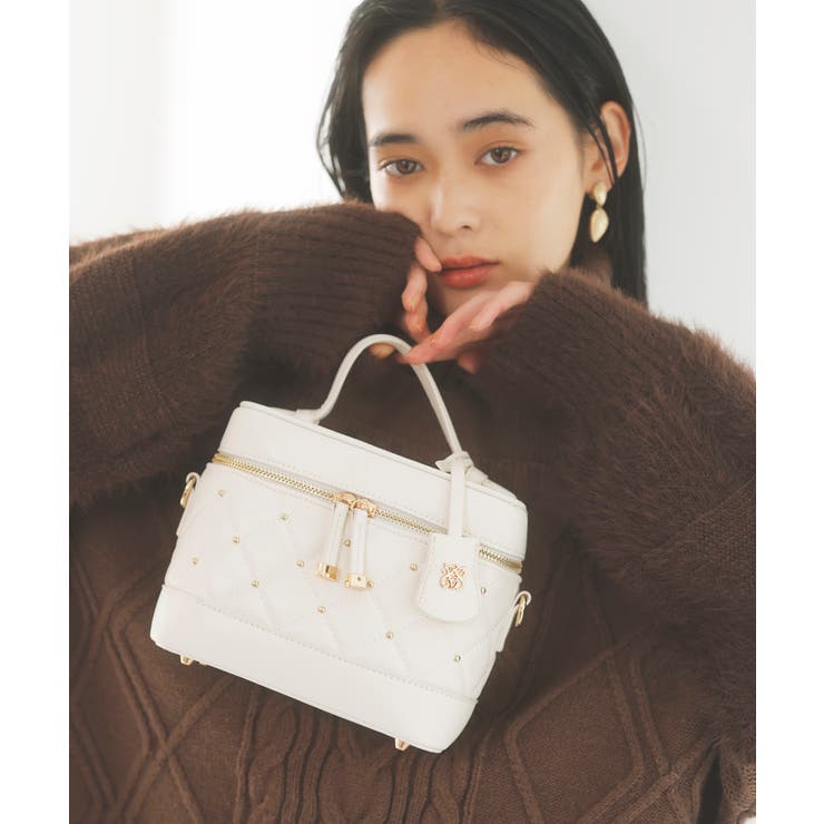 【洗える】オフショルケーブル編みミニワンピース | VIS  | 詳細画像8 