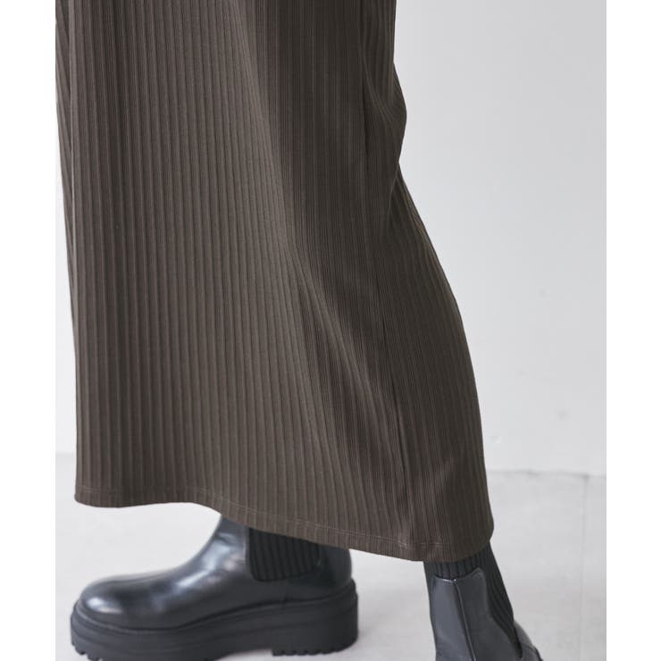 ポロ衿ランダムリブワンピース | VIS  | 詳細画像16 