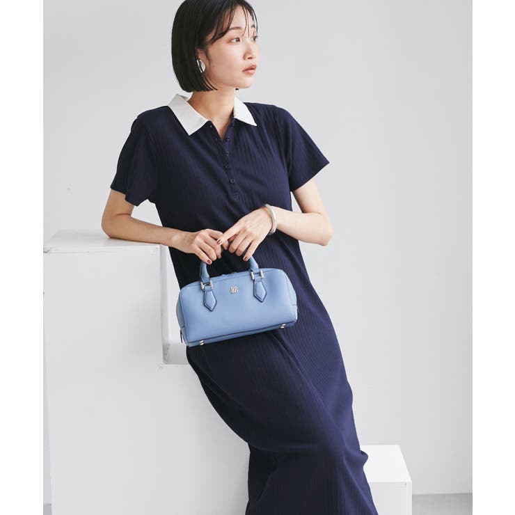 ポロ衿ランダムリブワンピース | VIS  | 詳細画像2 