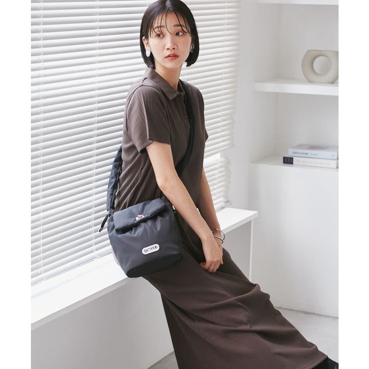 ポロ衿ランダムリブワンピース | VIS  | 詳細画像7 