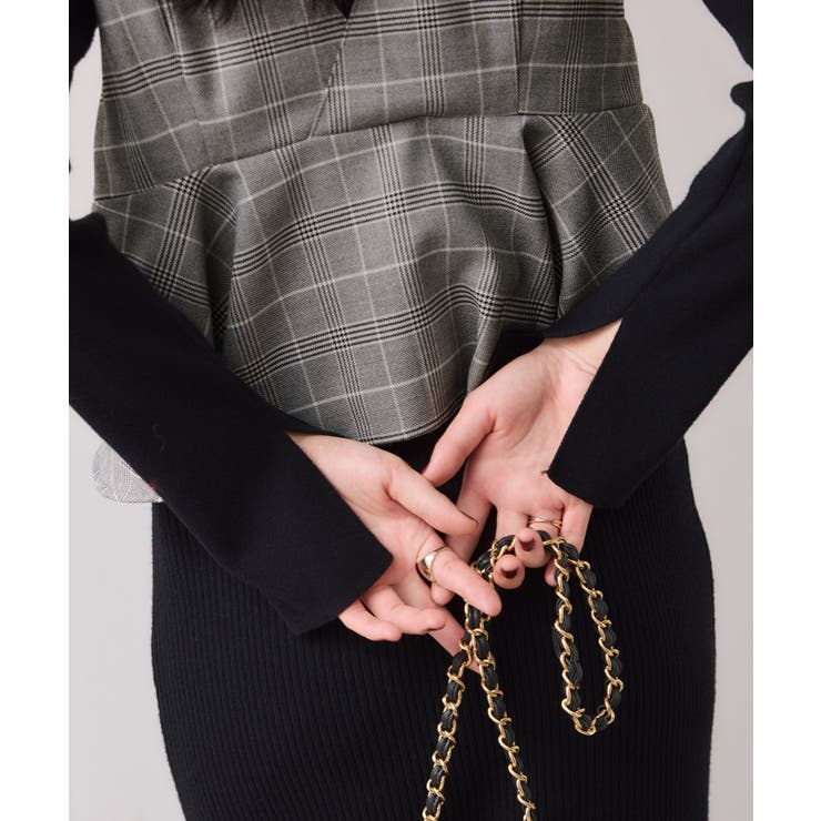 ビスチェセットニットワンピース | VIS  | 詳細画像13 