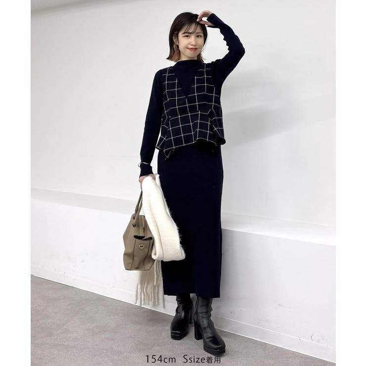 ビスチェセットニットワンピース | VIS  | 詳細画像15 