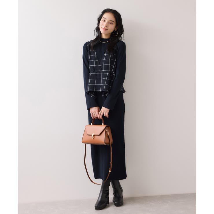 ビスチェセットニットワンピース | VIS  | 詳細画像2 