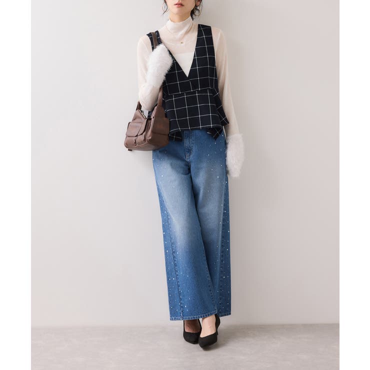 ビスチェセットニットワンピース | VIS  | 詳細画像7 