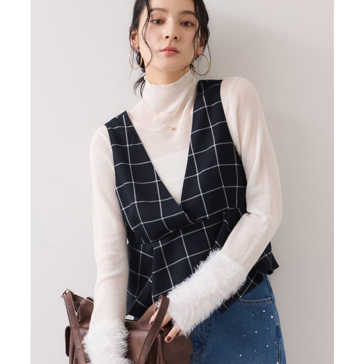 ビスチェセットニットワンピース | VIS  | 詳細画像8 