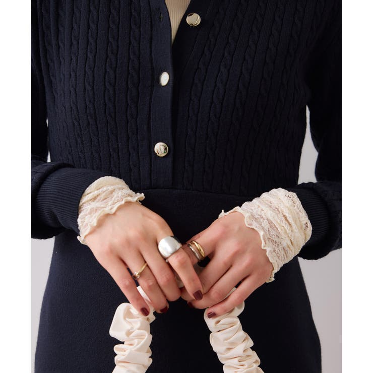 ポロケーブルモチモチニットワンピース | VIS  | 詳細画像12 