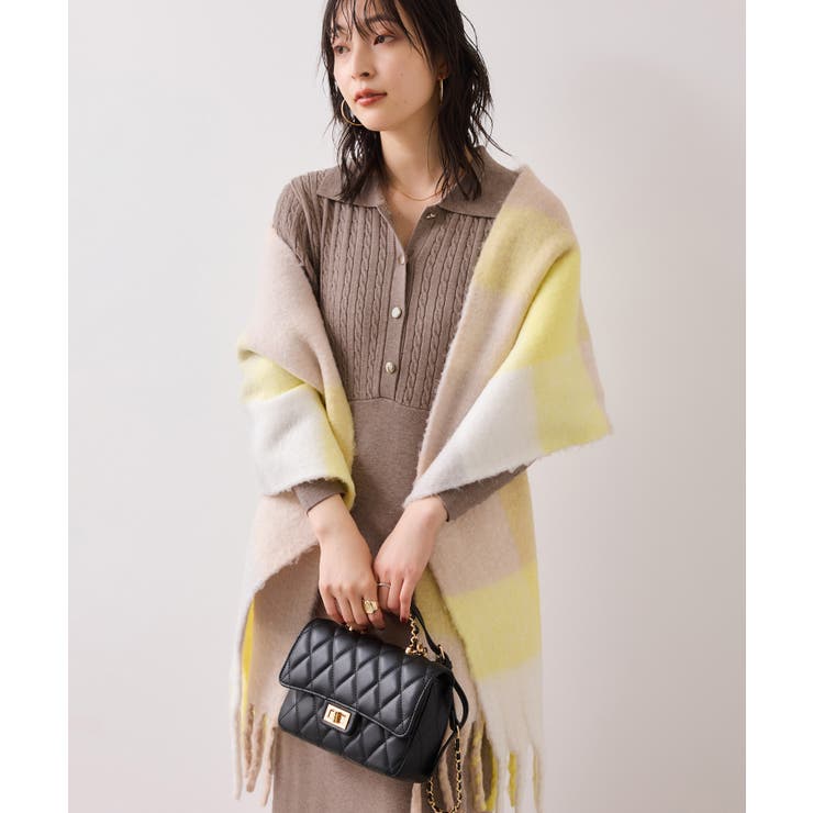 ポロケーブルモチモチニットワンピース | VIS  | 詳細画像19 