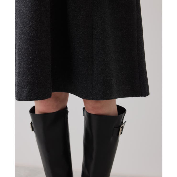 シャギーVネックミニ丈ジャンパースカート | VIS  | 詳細画像27 