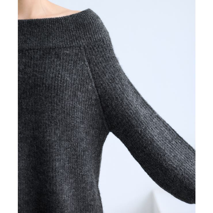 肩リボンミニ丈ニットワンピース/2WAY | VIS  | 詳細画像26 