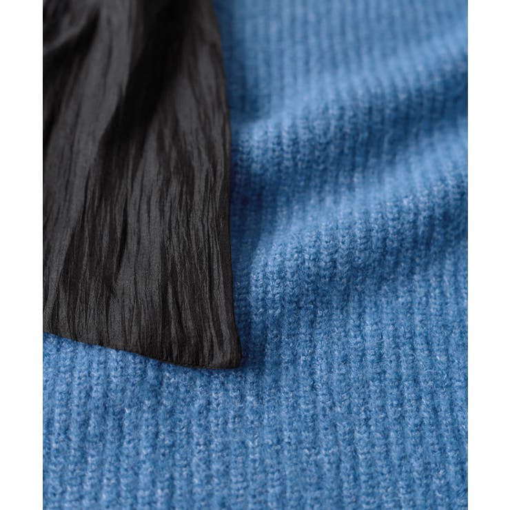 肩リボンミニ丈ニットワンピース/2WAY | VIS  | 詳細画像31 