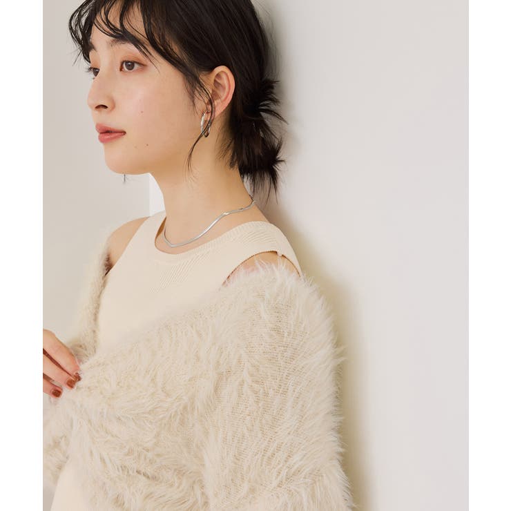 ねじりショートトップス付きロングニットワンピース/イージーケア | VIS  | 詳細画像23 