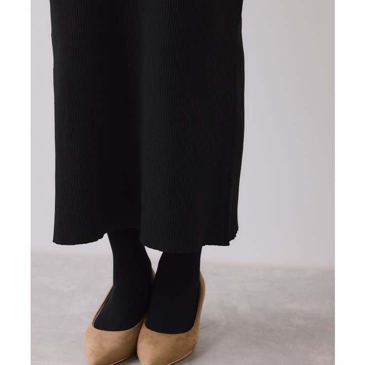 ねじりショートトップス付きロングニットワンピース/イージーケア | VIS  | 詳細画像40 