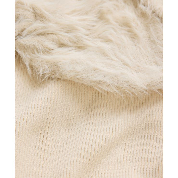 ねじりショートトップス付きロングニットワンピース/イージーケア | VIS  | 詳細画像42 