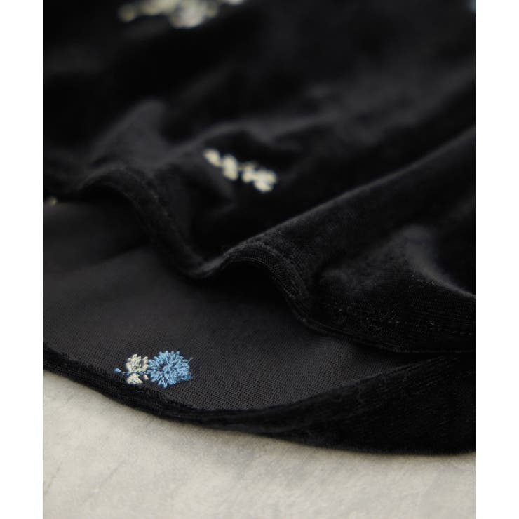 前後2WAYカラー刺繍ベロアキャミワンピース | VIS  | 詳細画像33 