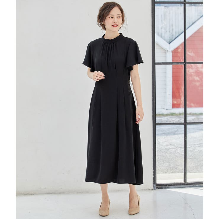 【WEB限定】【結婚式にも】ウエストタックフレアワンピース | VIS  | 詳細画像11 