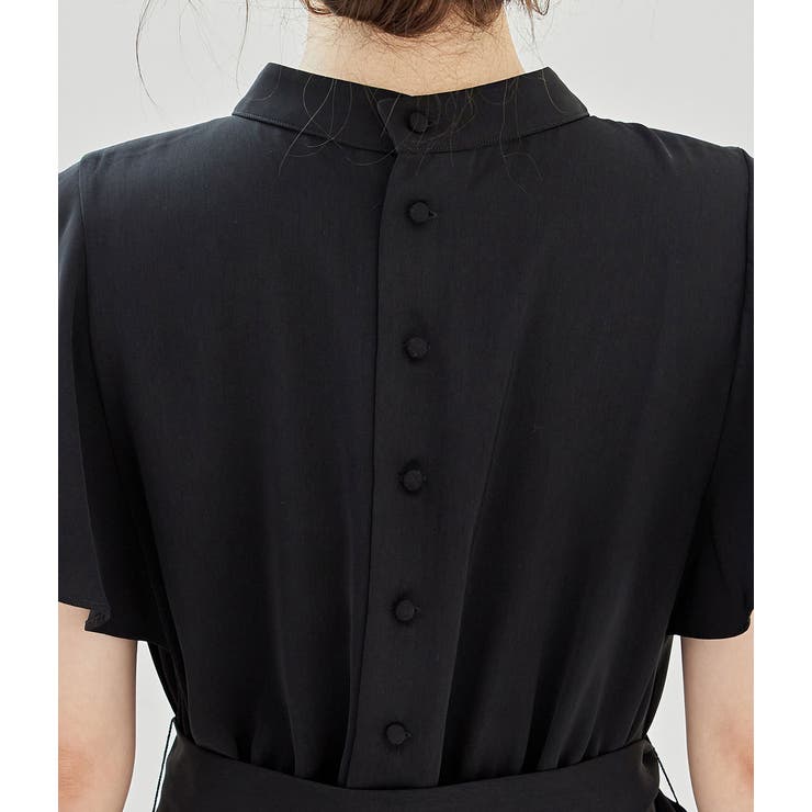 【WEB限定】【結婚式にも】ウエストタックフレアワンピース | VIS  | 詳細画像4 