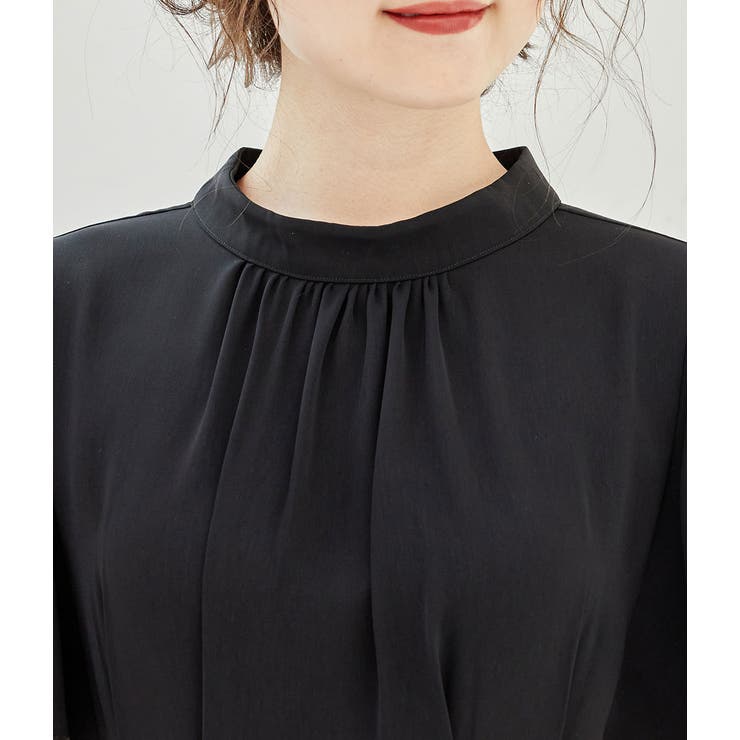 【WEB限定】【結婚式にも】ウエストタックフレアワンピース | VIS  | 詳細画像5 