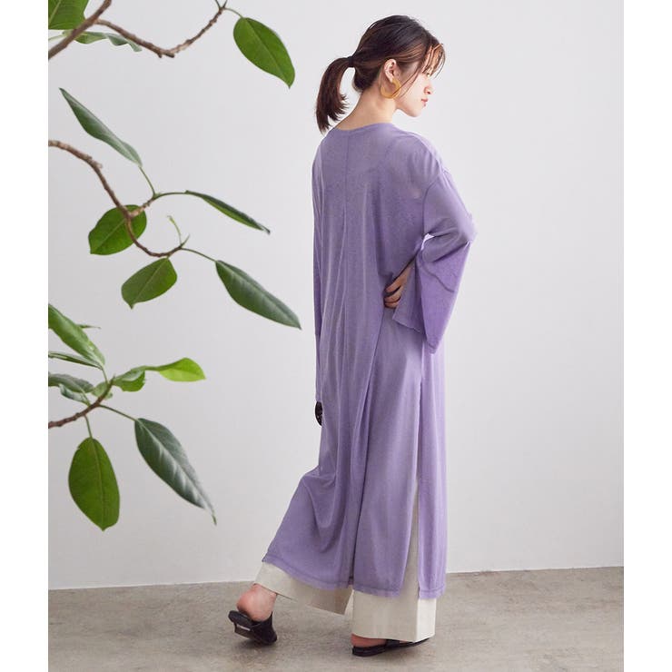 シアー袖スリットワンピース 品番 Visw Vis ビス のレディースファッション通販 Shoplist ショップリスト