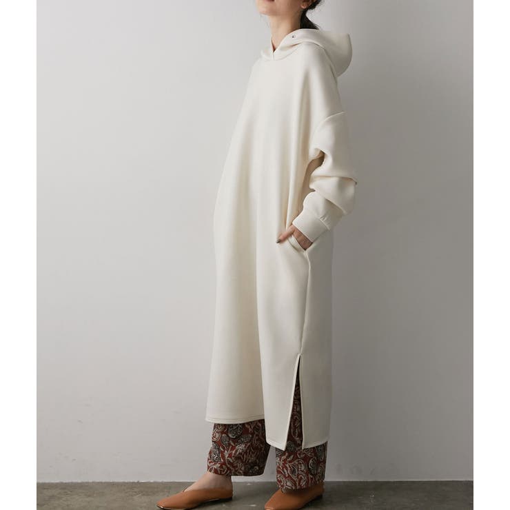 スフレタッチ Web限定 フード付きロングワンピース 品番 Visw Vis ビス のレディースファッション通販 Shoplist ショップリスト