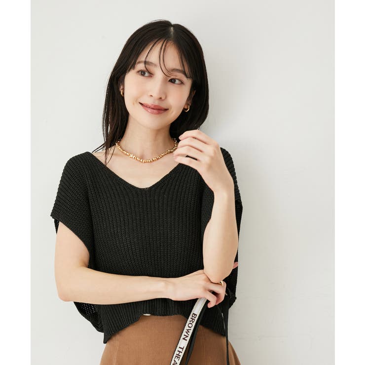 【選べる着丈・マルチWAY】ニットベスト付きワンピース【洗える】 | VIS  | 詳細画像31 