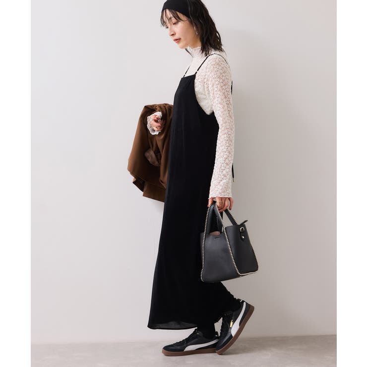 刺繍アソートベロアキャミワンピース/2WAY | VIS  | 詳細画像11 