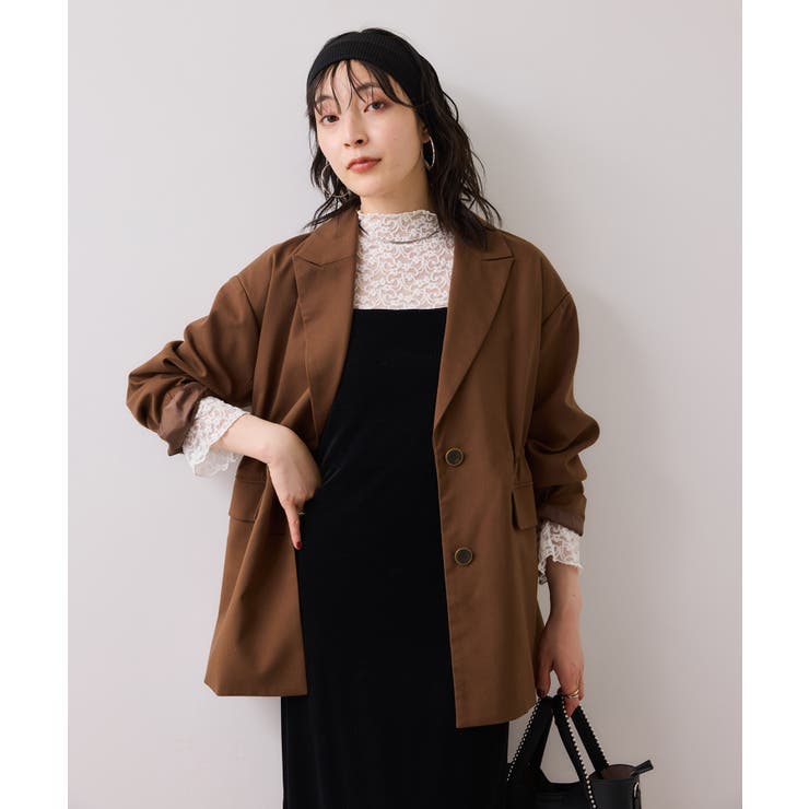 刺繍アソートベロアキャミワンピース/2WAY | VIS  | 詳細画像16 