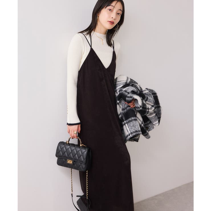 刺繍アソートベロアキャミワンピース/2WAY | VIS  | 詳細画像2 