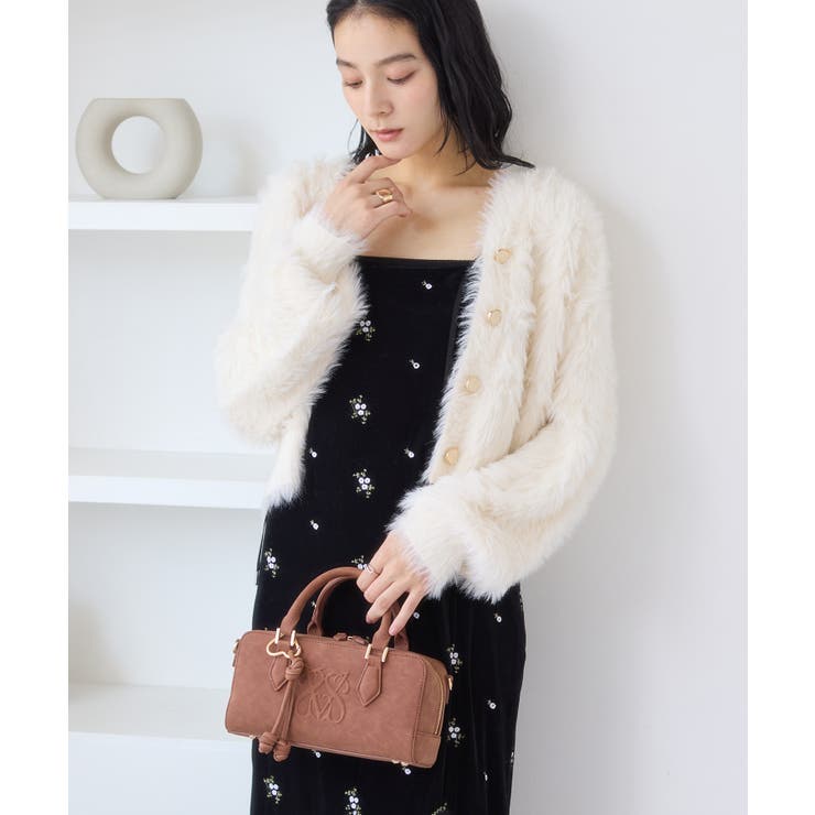 刺繍アソートベロアキャミワンピース/2WAY | VIS  | 詳細画像25 