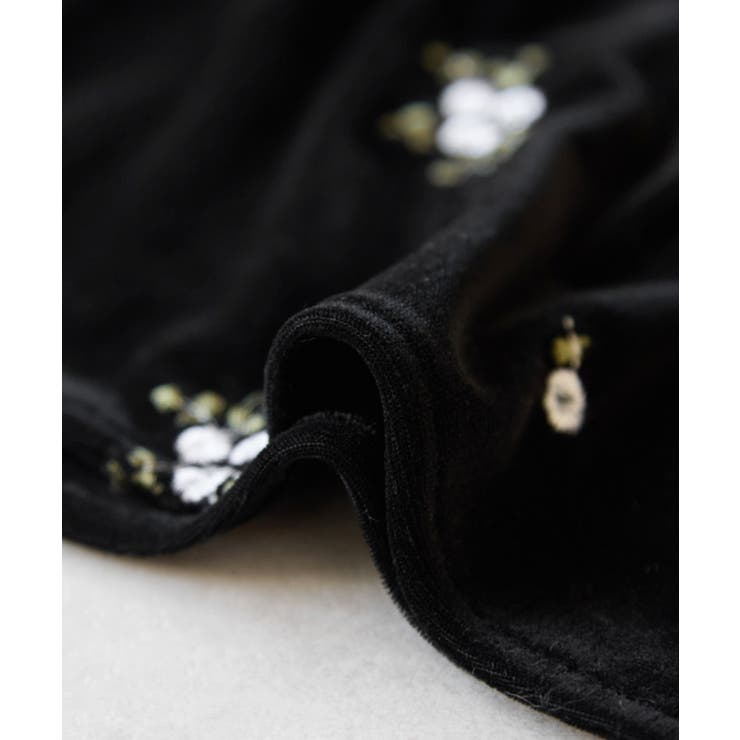 刺繍アソートベロアキャミワンピース/2WAY | VIS  | 詳細画像37 