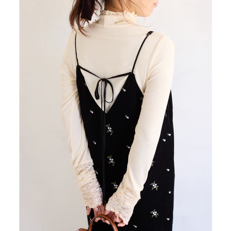 刺繍アソートベロアキャミワンピース/2WAY | VIS  | 詳細画像39 