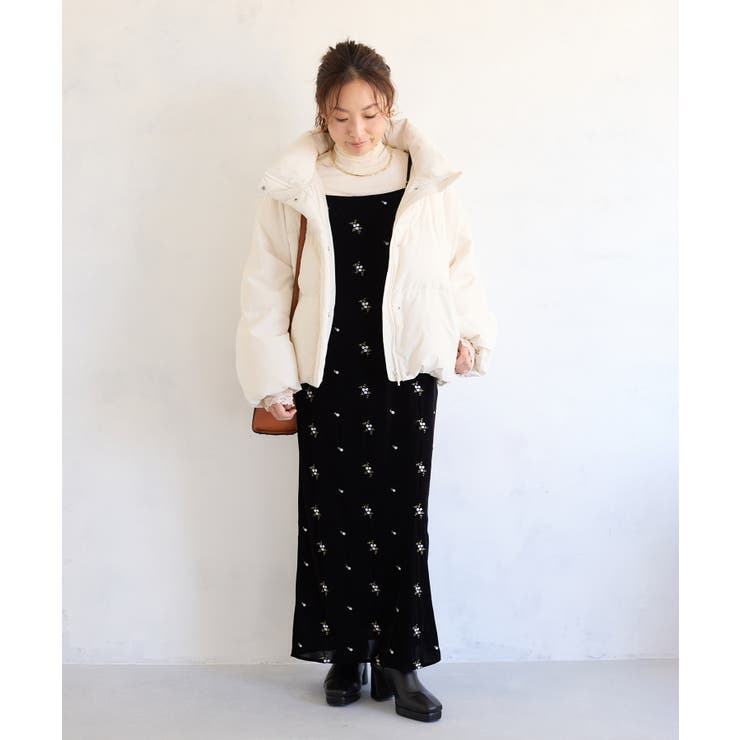 刺繍アソートベロアキャミワンピース/2WAY | VIS  | 詳細画像40 