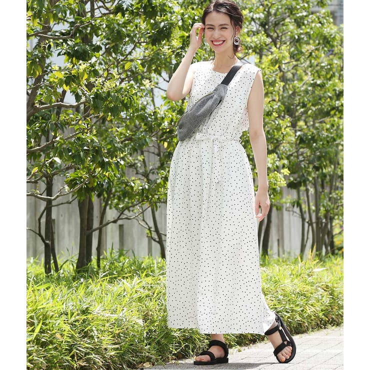 Web限定 ドットプリントノースリーブワンピース 品番 Visw Vis ビス のレディースファッション通販 Shoplist ショップリスト