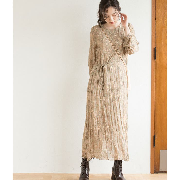 Web限定 シワ加工花柄ワンピース 品番 Visw Vis ビス のレディースファッション通販 Shoplist ショップリスト