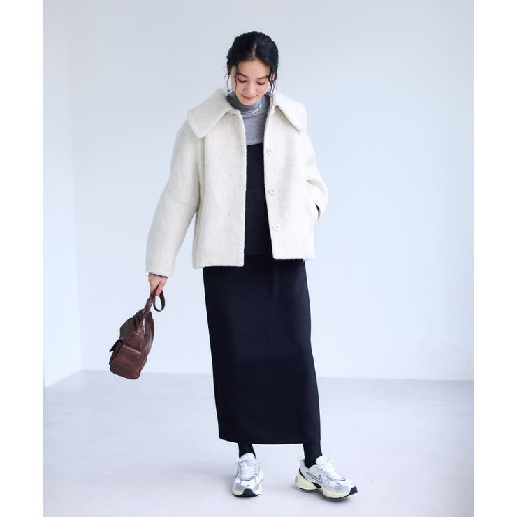 ウーリッシュ ペプラム切替キャミワンピース | VIS  | 詳細画像23 