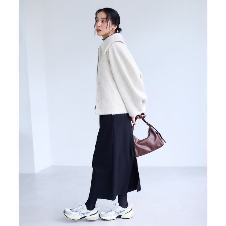 ウーリッシュ ペプラム切替キャミワンピース | VIS  | 詳細画像24 